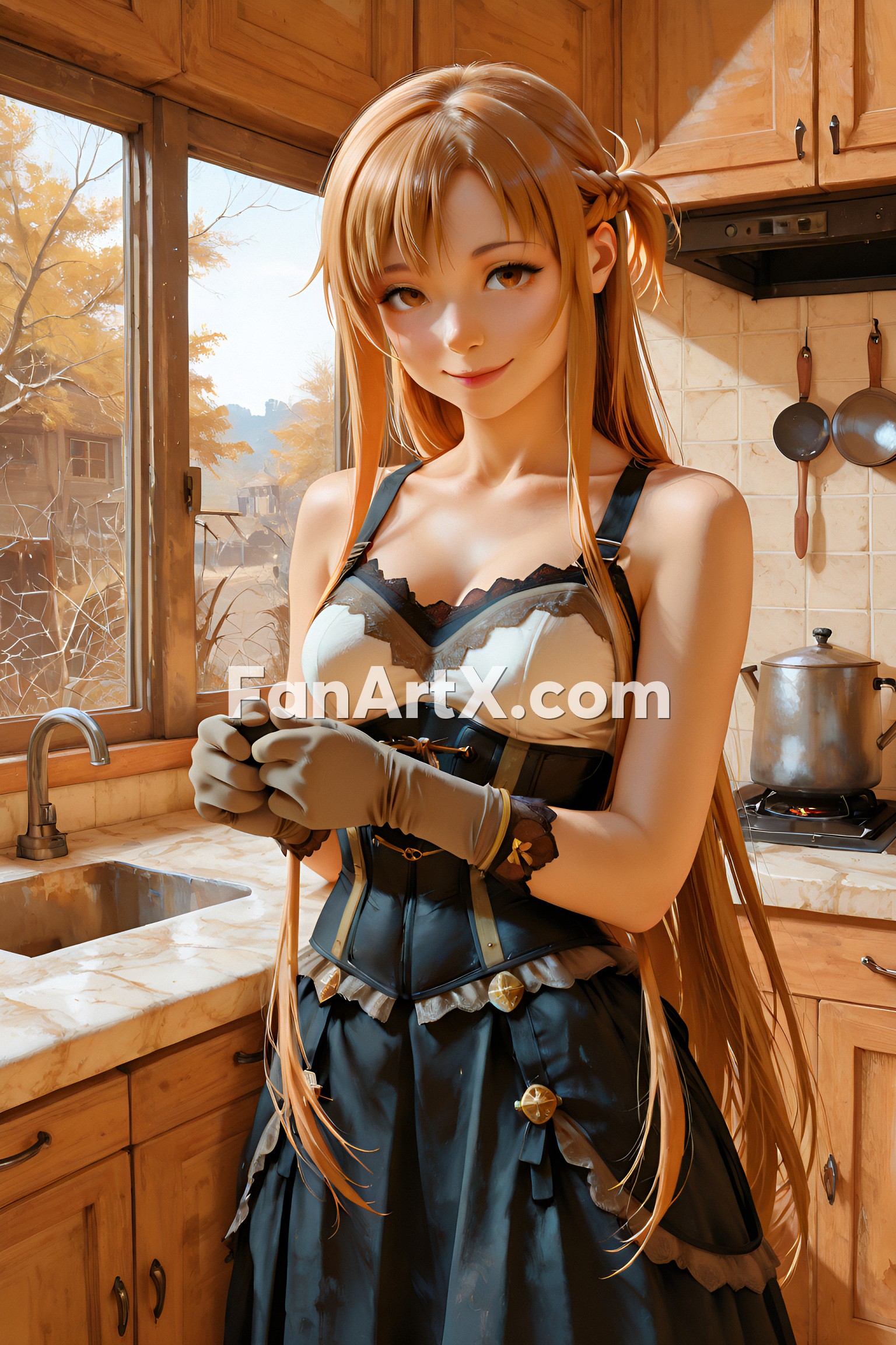Sao Asuna Yuuki Fanart - Sword Art Online character 4856713